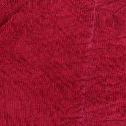 Two Plus One Womens Pink Jacket Size 14 Button