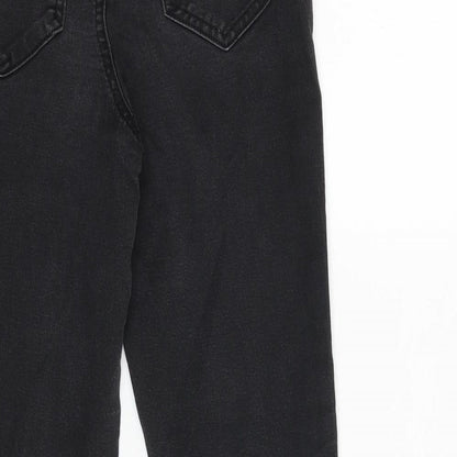 F&F Womens Black Cotton Skinny Jeans Size 10 L29 in Regular