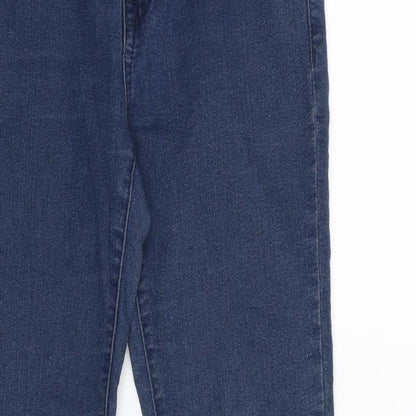 FOREVER 21 Womens Blue Cotton Blend Skinny Jeans Size 27 in L29 in Regular Zip