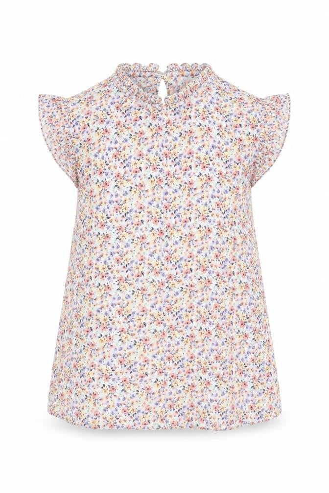 Womens UK Size 10 New Look Multicoloured Basic Blouse