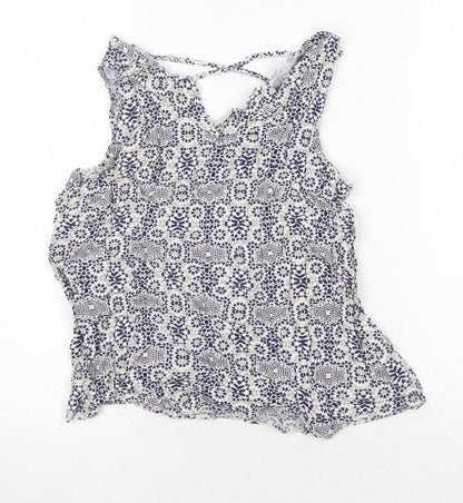 Womens UK Size 14 Atmosphere Blue Basic Blouse