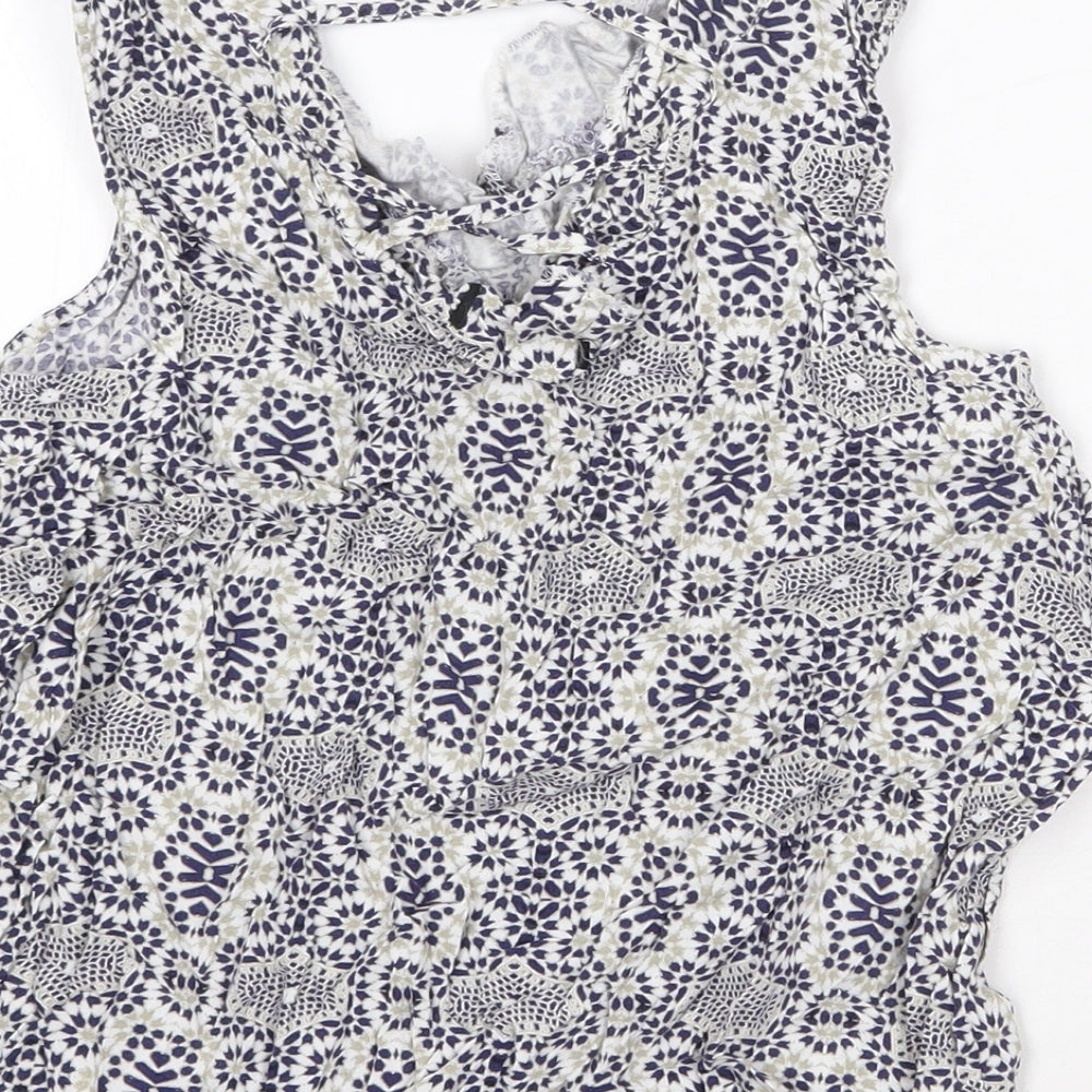 Womens UK Size 14 Atmosphere Blue Basic Blouse