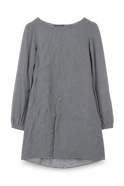 Atmosphere Womens Grey Polyester Shift Size 10 Boat Neck Pullover