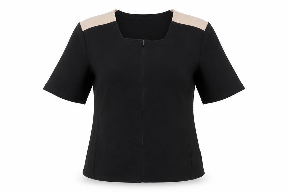 Womens UK Size 12 Baukjen Black Basic T-Shirt
