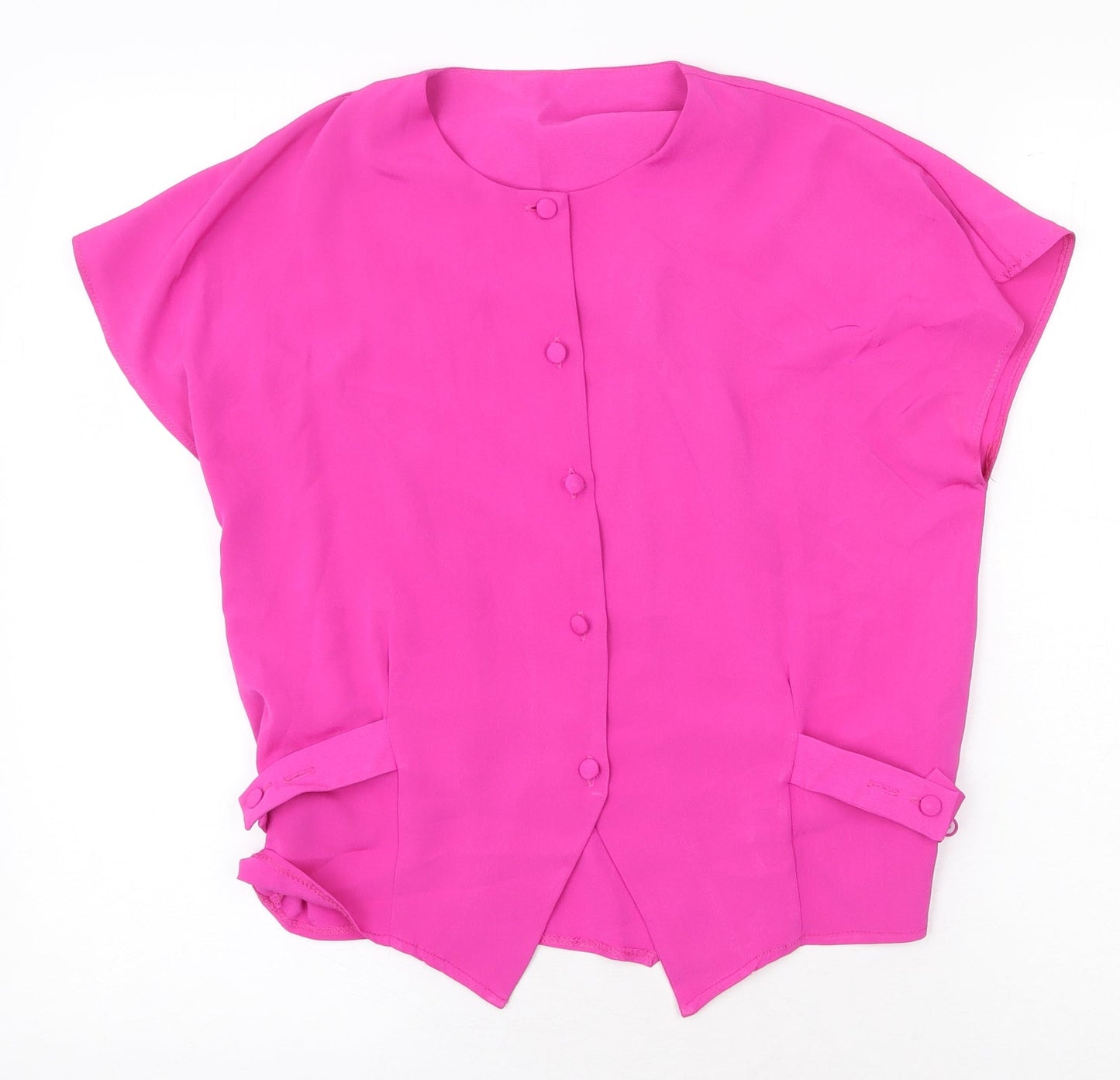 Womens UK Size 12 Preworn Purple Basic Blouse