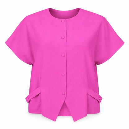 Womens UK Size 12 Preworn Purple Basic Blouse