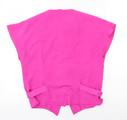 Womens UK Size 12 Preworn Purple Basic Blouse