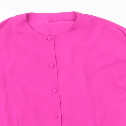 Womens UK Size 12 Preworn Purple Basic Blouse