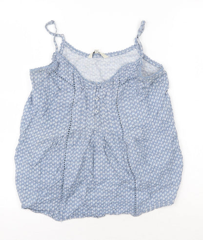 Womens UK Size 6 NEXT Blue Camisole Blouse