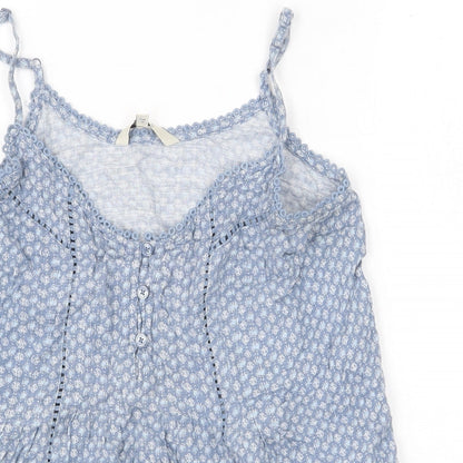 Womens UK Size 6 NEXT Blue Camisole Blouse