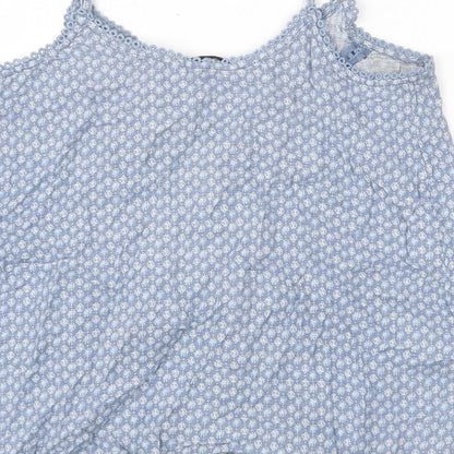Womens UK Size 6 NEXT Blue Camisole Blouse