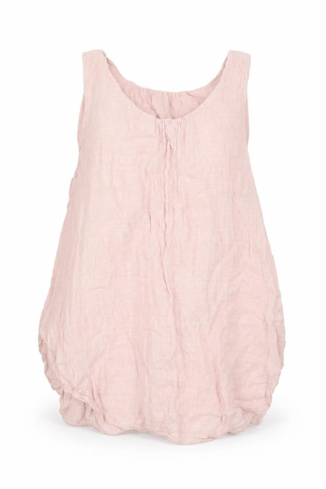 Womens UK Size 8 Preworn Pink Tunic Blouse