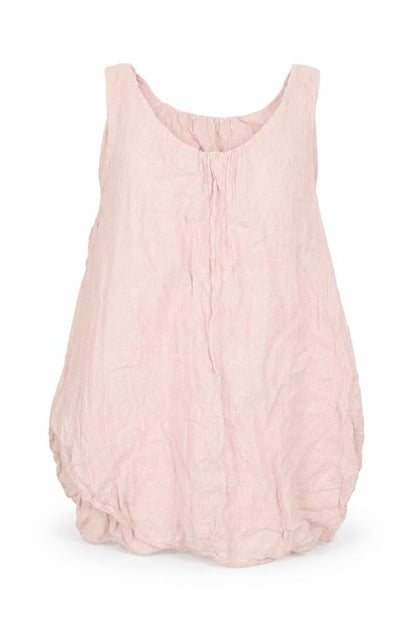 Womens UK Size 8 Preworn Pink Tunic Blouse