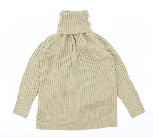 Womens UK Size S Marks and Spencer Beige Pullover Jumper