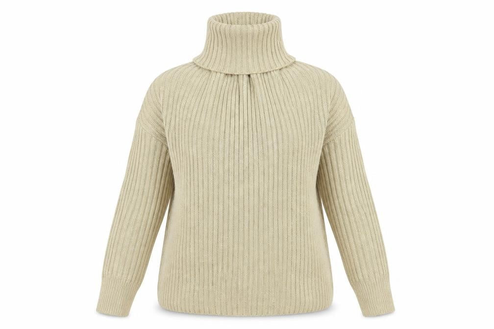 Womens UK Size S Marks and Spencer Beige Pullover Jumper