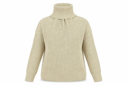 Womens UK Size S Marks and Spencer Beige Pullover Jumper