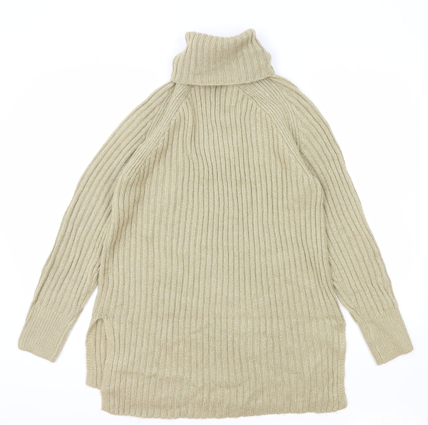 Womens UK Size S Marks and Spencer Beige Pullover Jumper