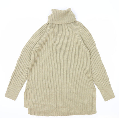 Womens UK Size S Marks and Spencer Beige Pullover Jumper