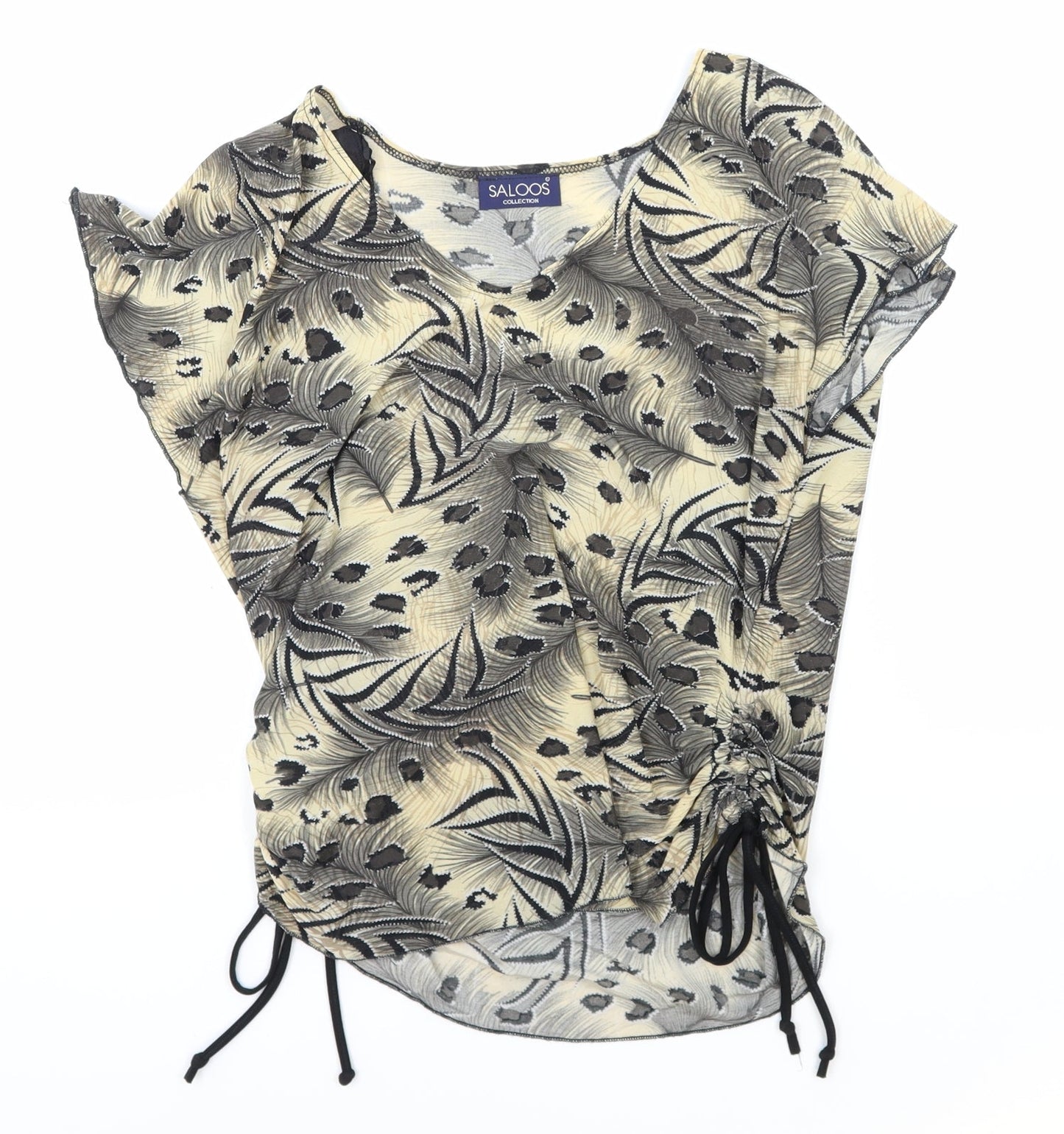 Womens UK Size M Saloos Multicoloured Basic Blouse
