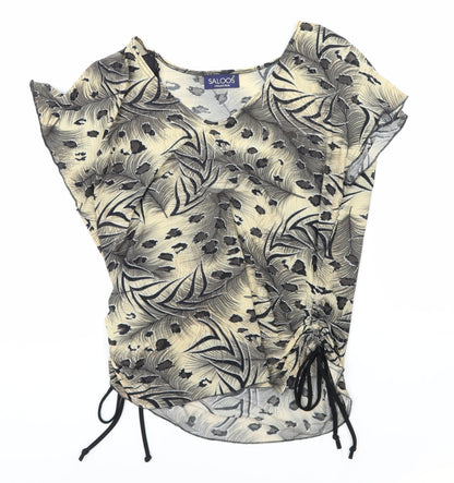 Womens UK Size M Saloos Multicoloured Basic Blouse