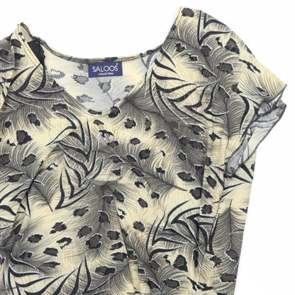 Womens UK Size M Saloos Multicoloured Basic Blouse