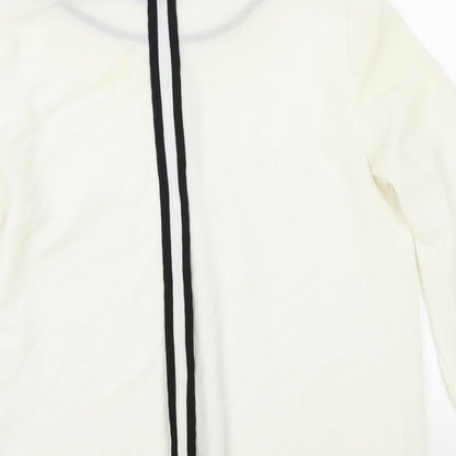 Womens UK Size S Wallis White Basic Blouse