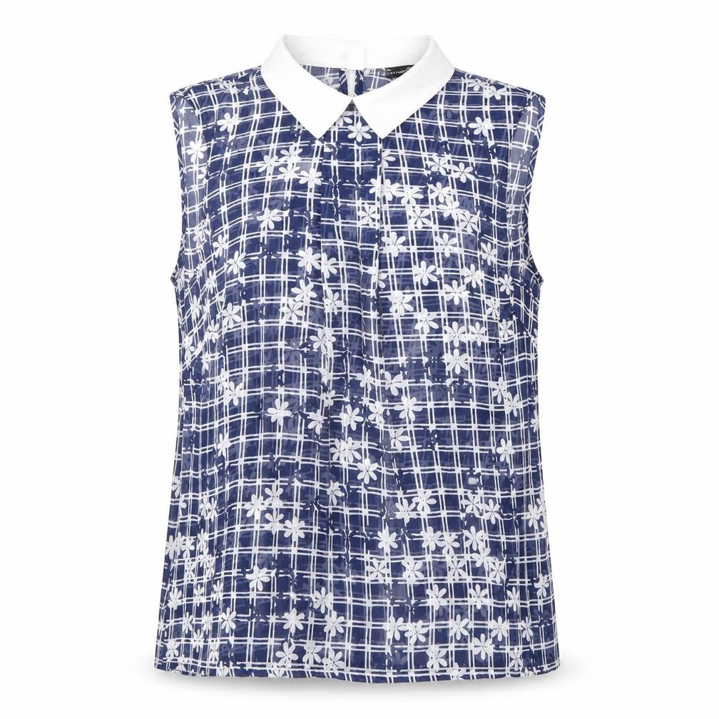 Womens UK Size 10 Atmosphere Blue Basic Blouse