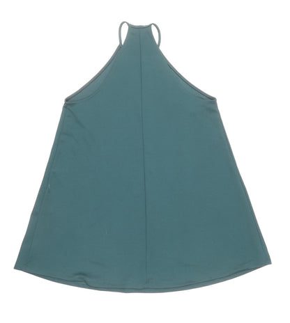 Zara Womens Green Polyester Trapeze & Swing Size S Round Neck Pullover