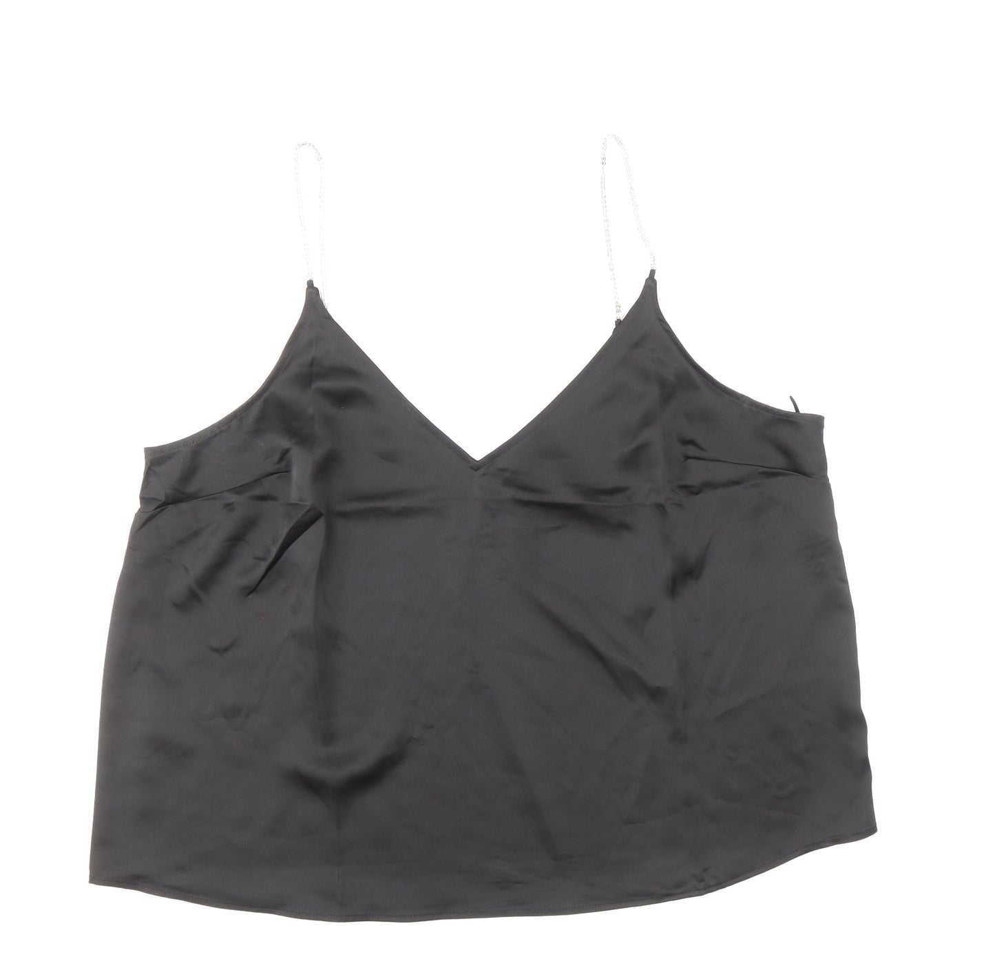 Womens UK Size XL H&M Black Camisole Blouse