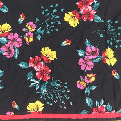 Womens UK Size 12 Peacocks Multicoloured Basic Blouse