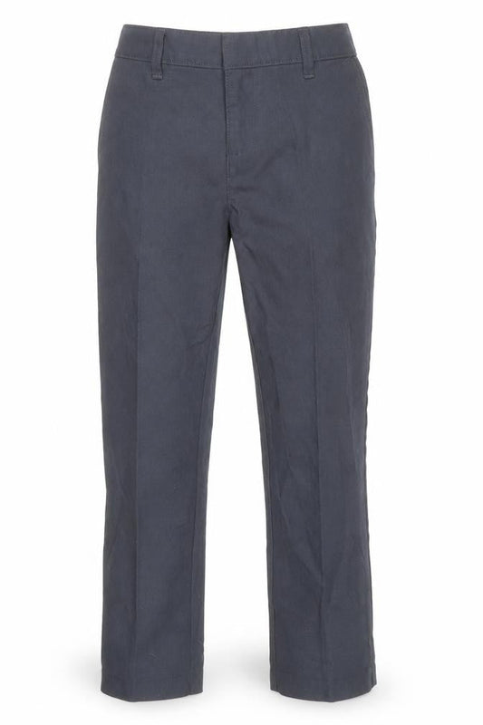 Marks and Spencer Boys Blue Polyester Dress Pants Trousers Size 7-8 Years Regular Zip