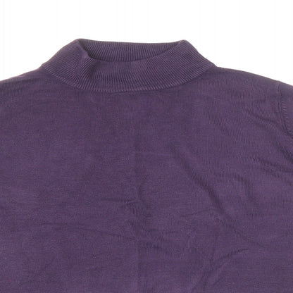 Womens UK Size 12 Marks and Spencer Purple Pullover Jumper