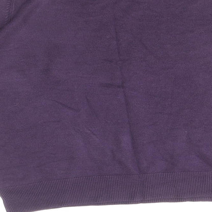 Womens UK Size 12 Marks and Spencer Purple Pullover Jumper