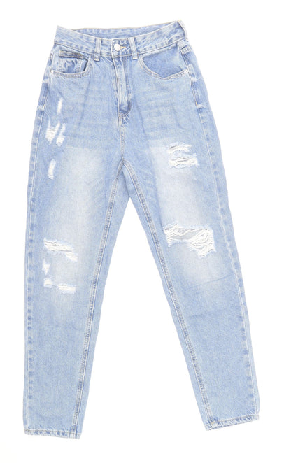 SheIn Womens Blue Cotton Skinny Jeans Size 26 in Regular Zip