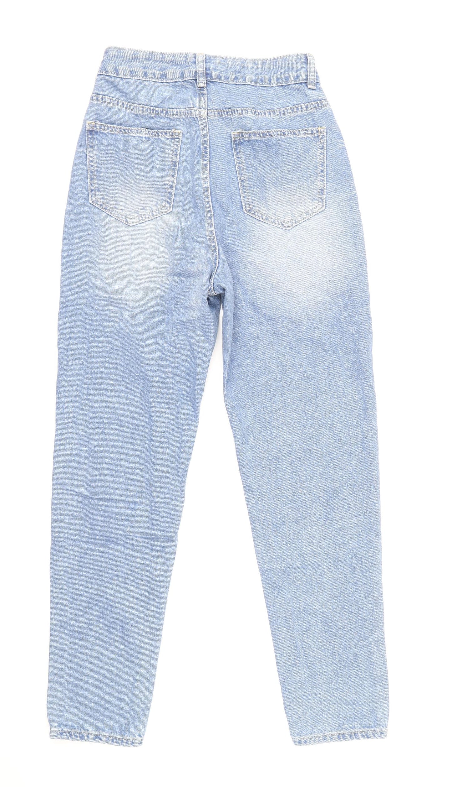 SheIn Womens Blue Cotton Skinny Jeans Size 26 in Regular Zip