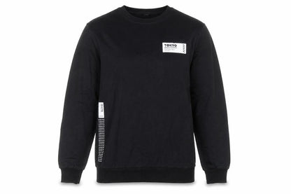 SheIn Womens Black 100% Cotton Pullover Sweatshirt Size L Pullover