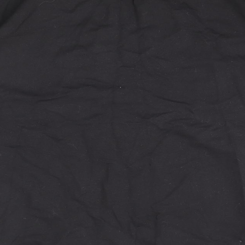 SheIn Womens Black 100% Cotton Pullover Sweatshirt Size L Pullover