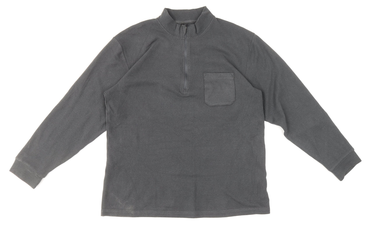 Mens UK Size L Preworn Grey Pullover Sweatshirt