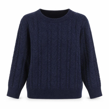 H&M Womens Blue Round Neck Polyamide Pullover Jumper Size XS