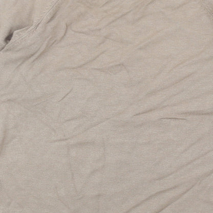 Valley Girl Womens Brown Round Neck Cotton Pullover Jumper Size M