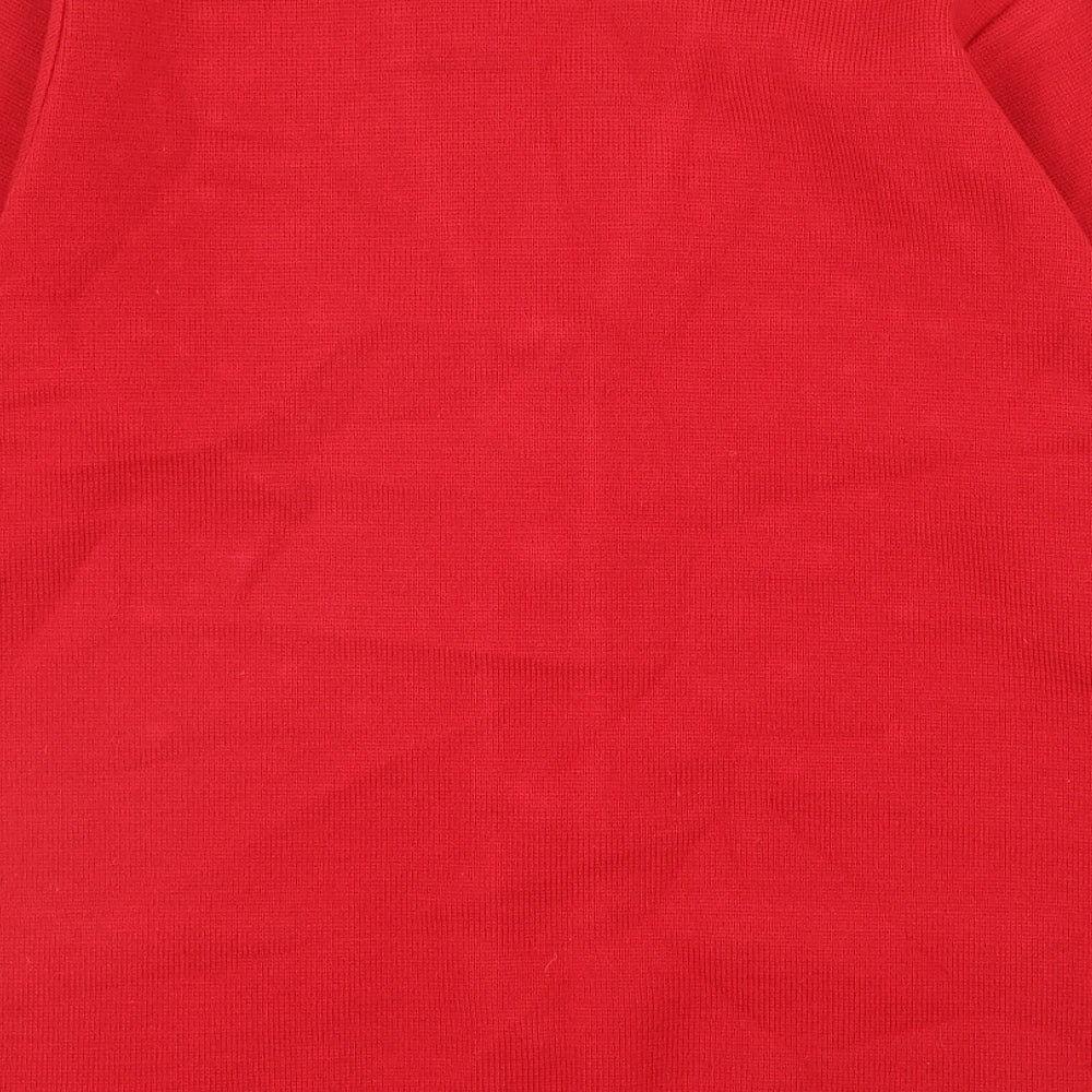 Womens UK Size S Paramour Red Cardigan Jumper