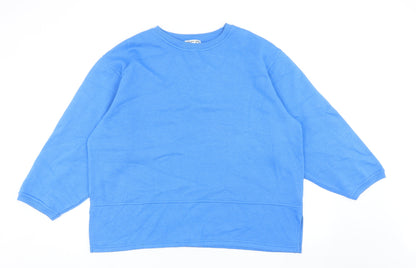 REP Classics Womens Blue Polyacrylate Fibre Pullover Sweatshirt Size 16 Pullover