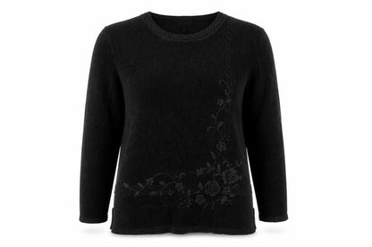Womens UK Size L Nutshell Black Pullover Jumper