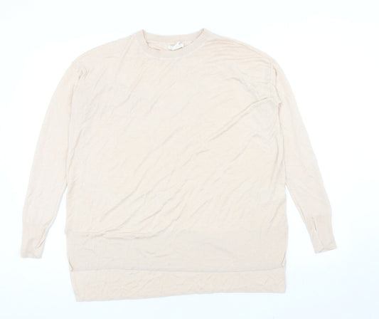 Womens UK Size M H&M Pink Pullover Jumper
