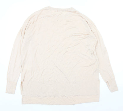 Womens UK Size M H&M Pink Pullover Jumper