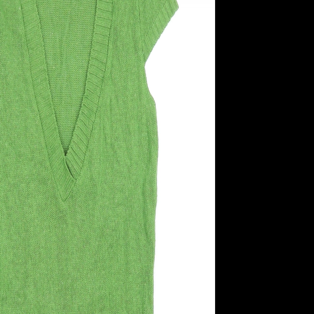 Womens UK Size 10 Topshop Green Pullover Jumper