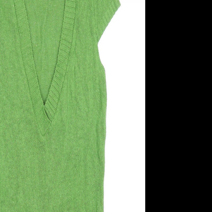 Womens UK Size 10 Topshop Green Pullover Jumper
