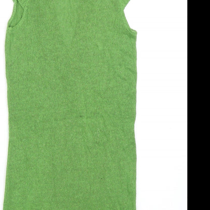 Womens UK Size 10 Topshop Green Pullover Jumper
