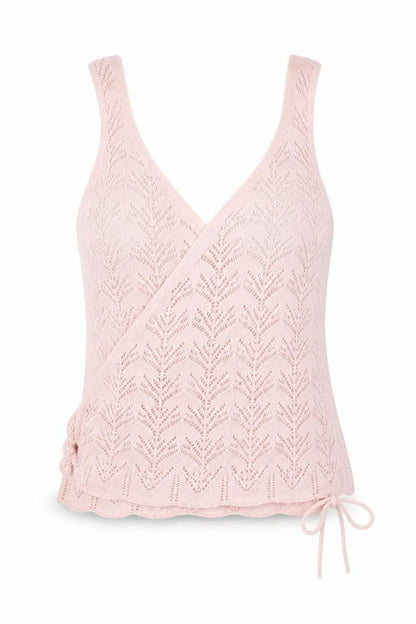 ASOS Womens Pink Acrylic Wrap Tank Size 14 V-Neck