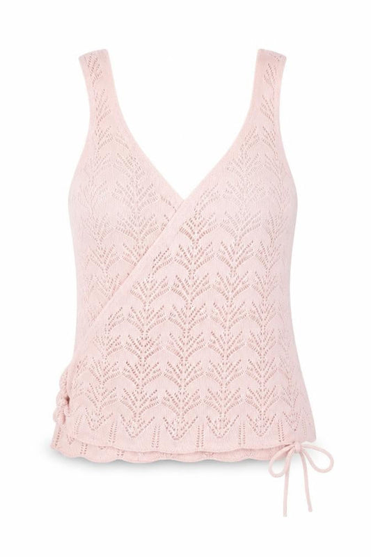 ASOS Womens Pink Acrylic Wrap Tank Size 14 V-Neck